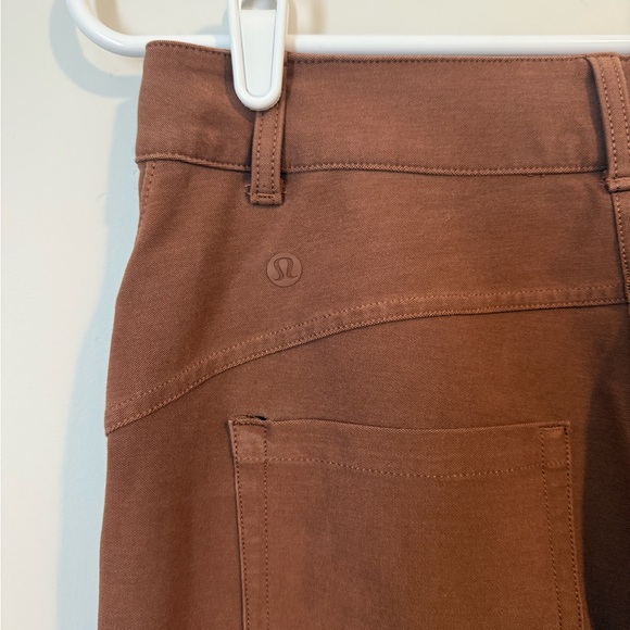 Lululemon City Sleek 5 Pocket Wide Leg High-Rise Pant in Roasted Brown - Picture 3 of 4